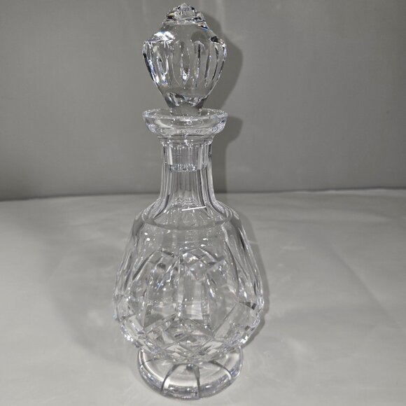 Vintage Waterford Cut Crystal Decanter Lismore Diamond Cut Pattern - Picture 1 of 14